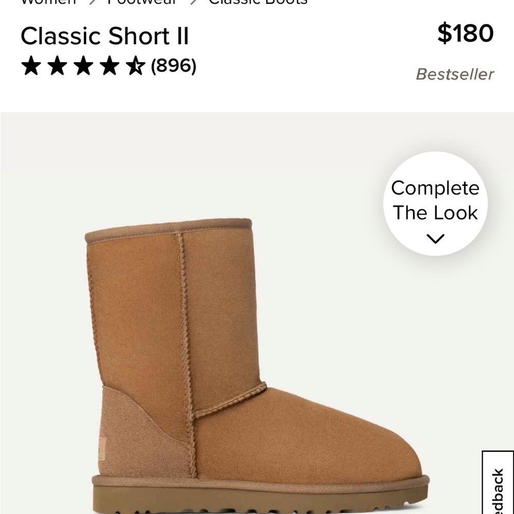 UGG Chestnut Suede Boots - Picture 5 of 5